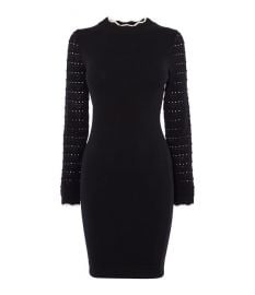 Fitted Knit Dress at Karen Millen